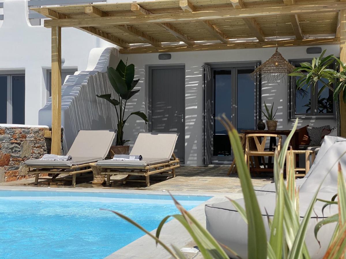 Villa Ypsilon Naxos - Luxury Holiday House With Amazing Sea View & Private Pool Agia Anna  Exterior foto